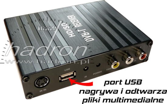 Nagrywanie i odtwarzanie na i z USB w tunerze DVB-T samochodowy tuner DVB-T z portem USB do nagrywania