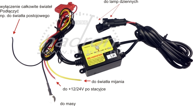 Moduł Świateł dziennych LED do instalacji 12 i 24 Volt