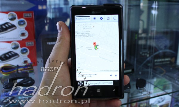 powiadomienie na telefon komórkowy z alarmu
